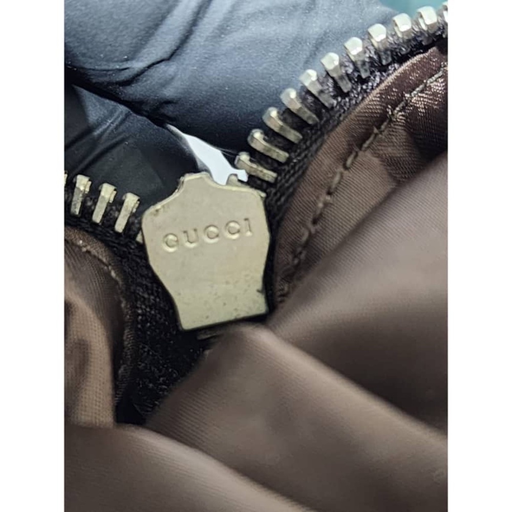 Authentic Gucci Diamante Canvas Web Shopping Tote Bag Brown/Beige - Picture 13 of 15